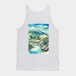 Japanese landscape Tank Top